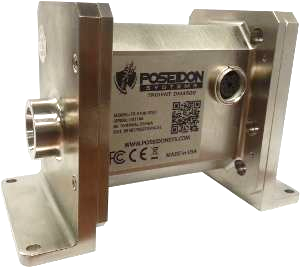 Photograph of an inline inductive debris sensor
